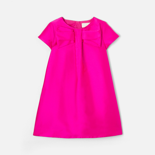 Vestido de tafetán para niña