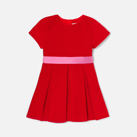 Vestido de terciopelo para niña