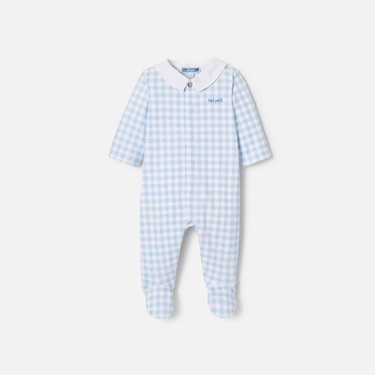 Pijama en tela interlock para bebé niño