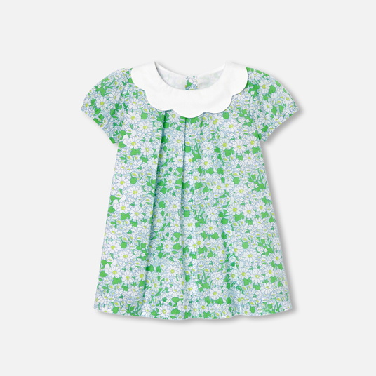 Vestido para bebé niña en tejido Liberty