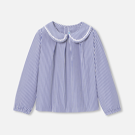 Blusa de popelina para niña