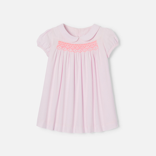 Vestido de bebé niña con mangas globo