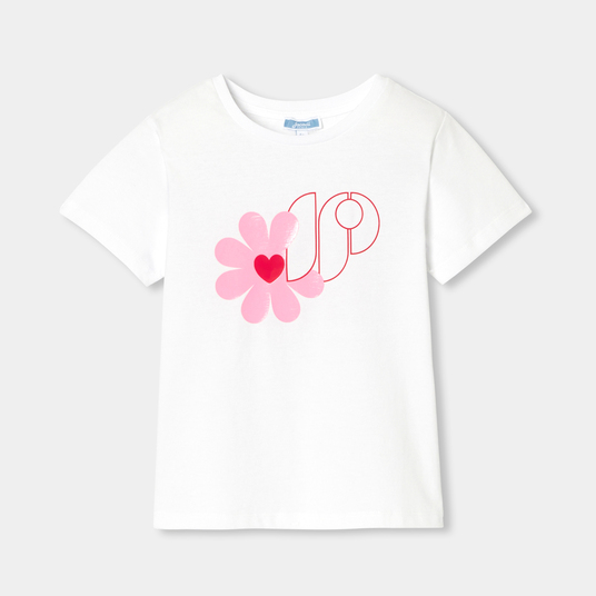 Camiseta de manga corta para niña