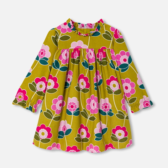 Vestido de terciopelo para bebé niña