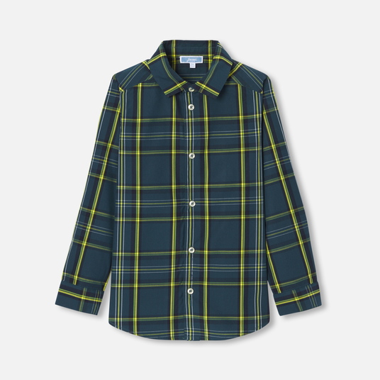 Camisa de cuadros para niño