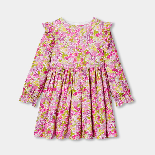 Vestido para niña en tejido Liberty